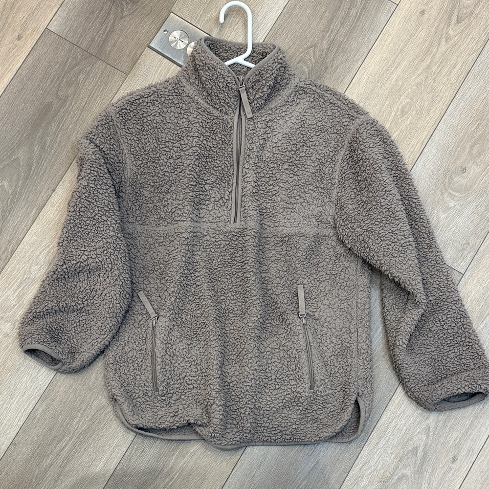 H&M Gray Teddy Jacket